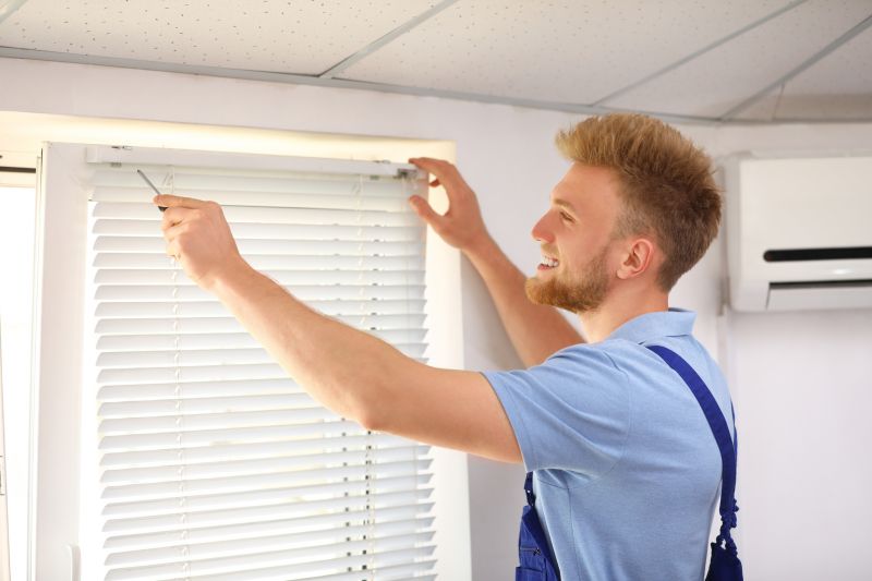Roman Shades Installation in Denver County, CO